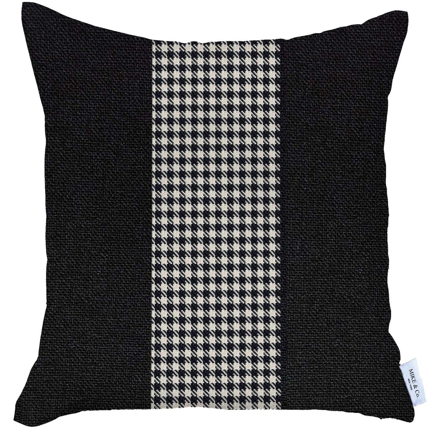 Boho-Chic Handcrafted Decorative Single Throw Pillow Cover Houndstooth Pillowcase for Couch, Bedding