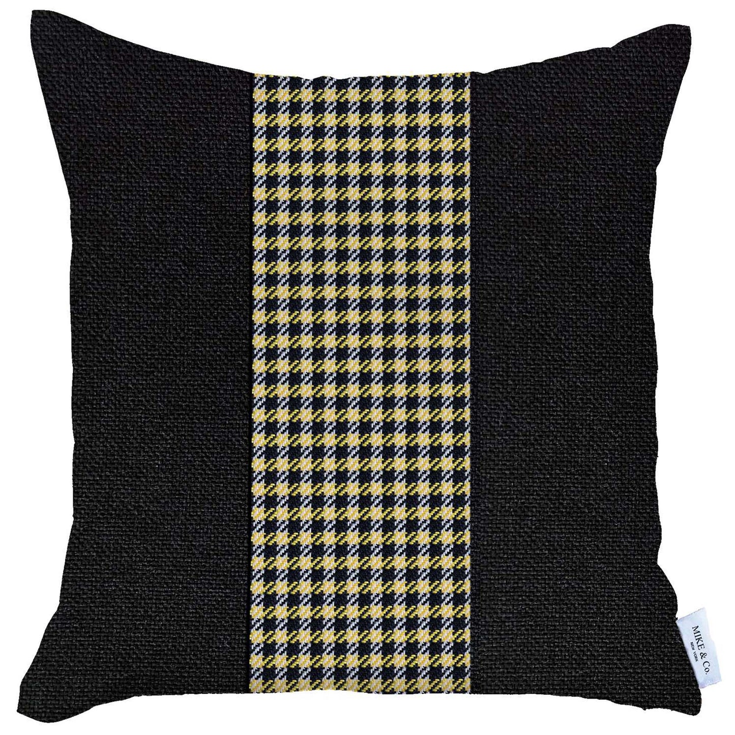 Boho-Chic Handcrafted Decorative Single Throw Pillow Cover Houndstooth Pillowcase for Couch, Bedding
