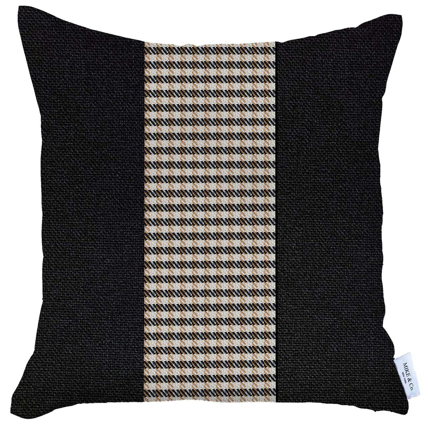 Boho-Chic Handcrafted Decorative Single Throw Pillow Cover Houndstooth Pillowcase for Couch, Bedding