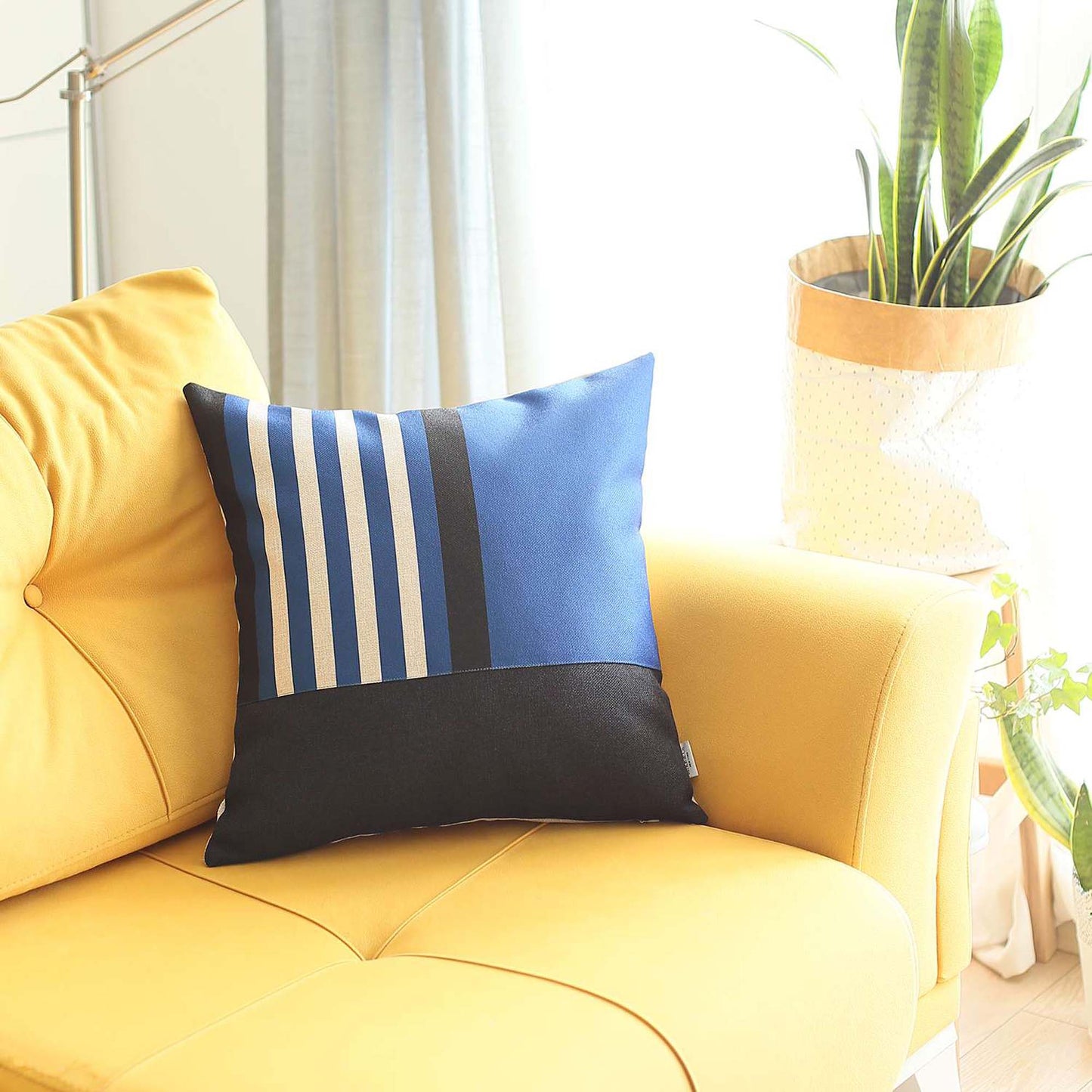 Boho-Chic Handcrafted Decorative Single Throw Pillow Cover Geometric Jacquard Pillowcase for Couch, Bedding