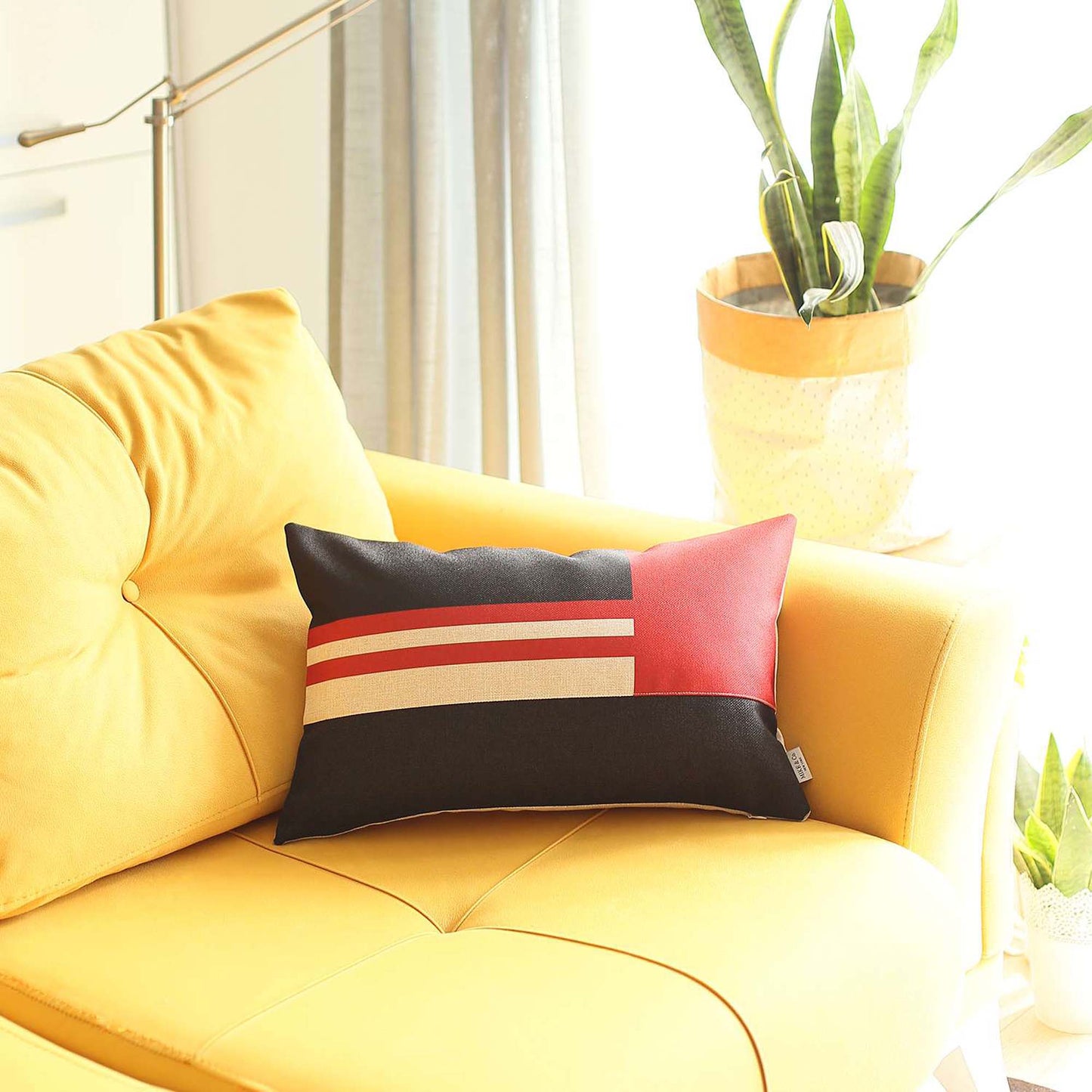 Boho-Chic Handcrafted Decorative Single Throw Pillow Cover Geometric Jacquard Pillowcase for Couch, Bedding