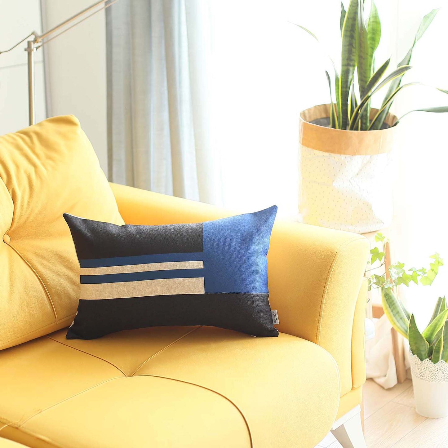 Boho-Chic Handcrafted Decorative Single Throw Pillow Cover Geometric Jacquard Pillowcase for Couch, Bedding
