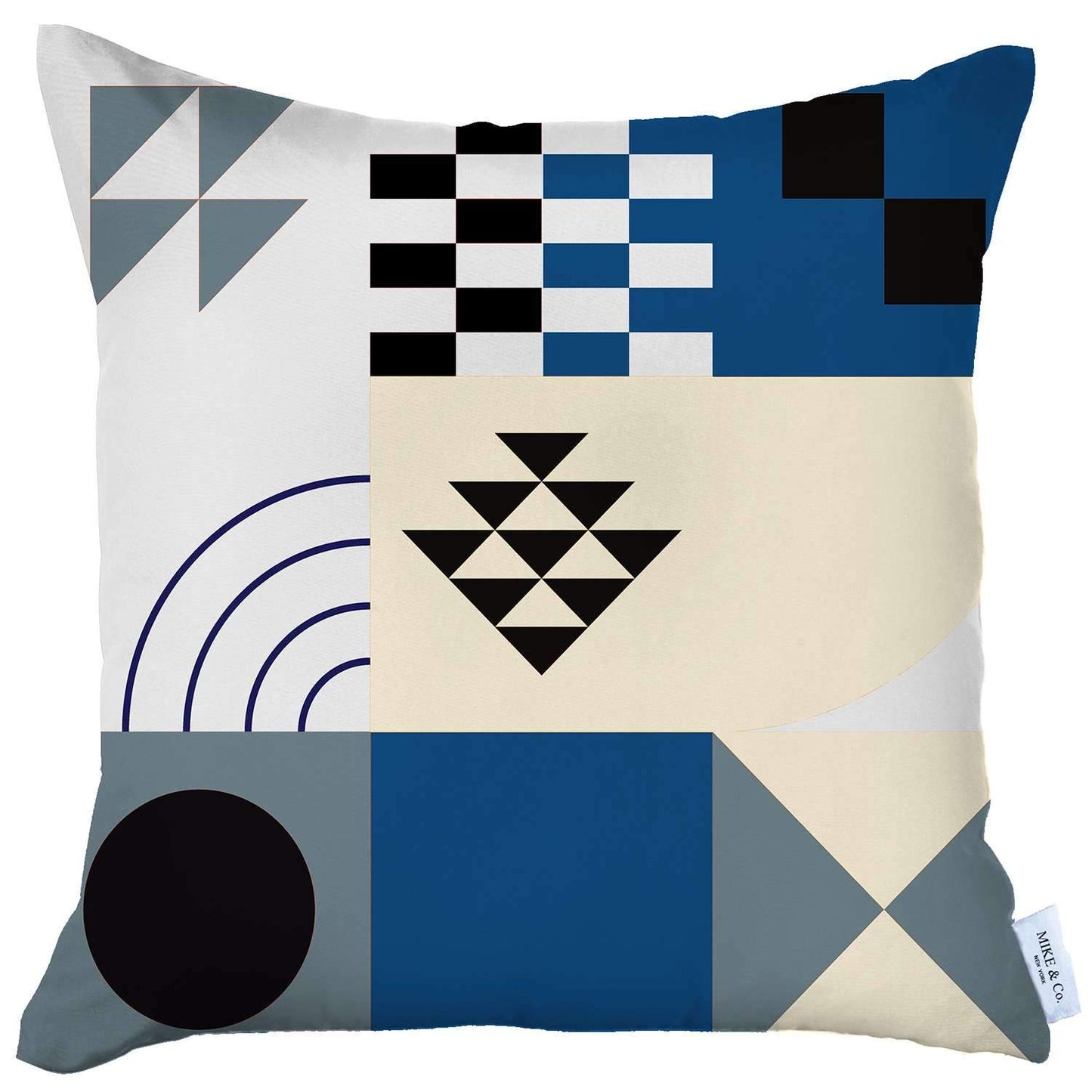 Bohemian Handmade Decorative Throw Pillow Abstract Jacquard 18" x 18" Multi-Color Square for Couch, Bedding