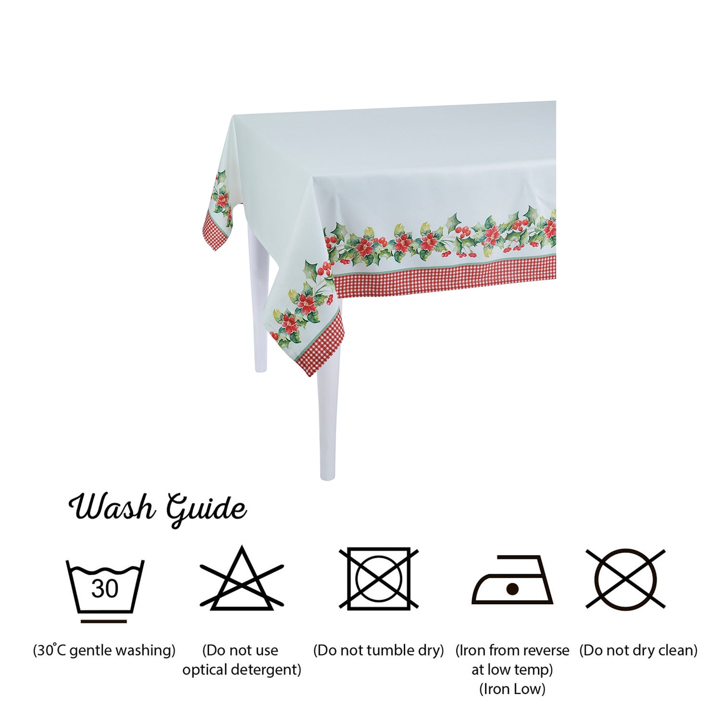 Merry Christmas Printed Decorative Tablecloth