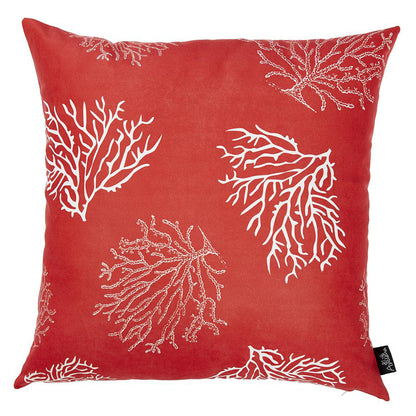 Decorative Single Nautical Coastal Reef Throw Pillow 18" x 18" Square