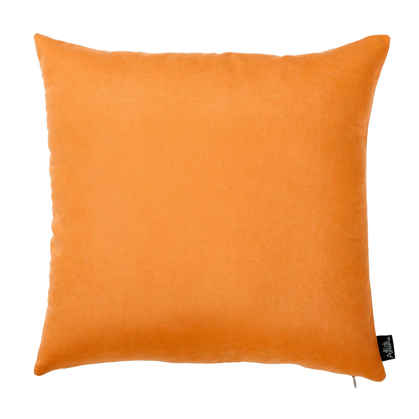 Fall Season Decorative Throw Pillow Set of 2 Pumpkin & Solid Orange 18" x 18" Square for Couch, Bedding