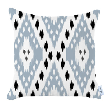 Ikat Set of 2 Square 18’’x18’’ Boho Throw Pillow Covers