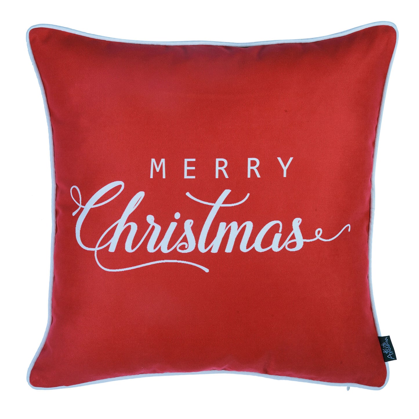 Decorative Christmas Throw Pillow Cover Set of 4 Square 18" x 18" for Couch, Bedding