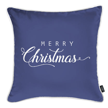 Decorative Christmas Throw Pillow Cover Set of 4 Square 18" x 18" for Couch, Bedding