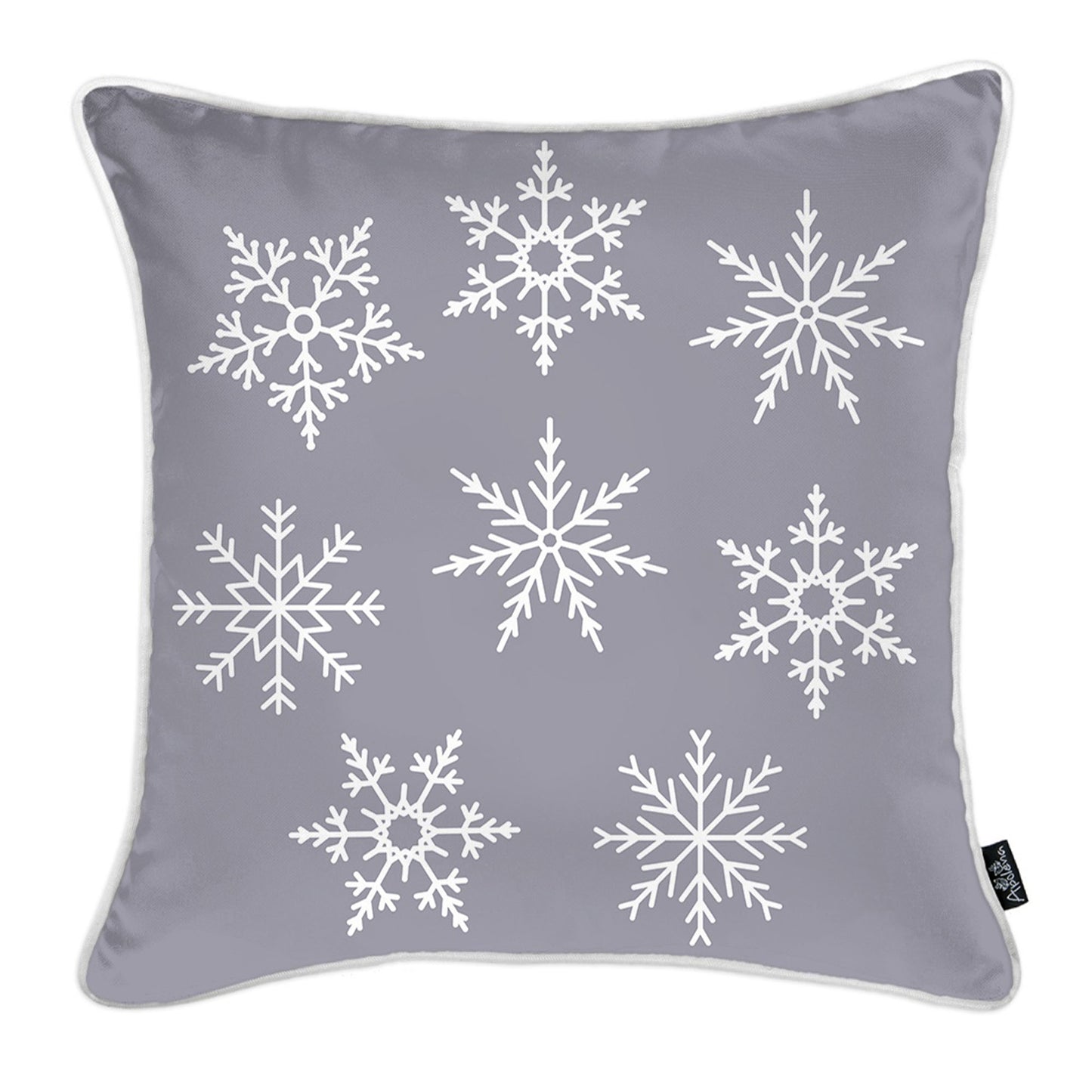 Decorative Christmas Throw Pillow Cover Set of 4 Square 18" x 18" for Couch, Bedding