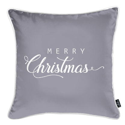 Christmas Decorative Throw Pillow Set of 4 Square 18" x 18" for Couch, Bedding