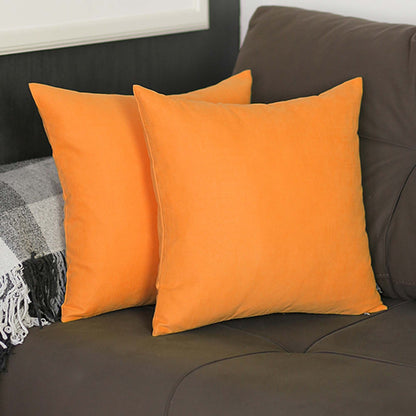 Farmhouse Set of 2 Decorative Throw Pillow Solid Color for Couch, Bedding
