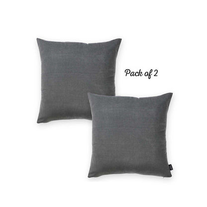 Honey Set of 2 Decorative Throw Pillow Cover Solid Color Pillowcase for Couch, Bedding