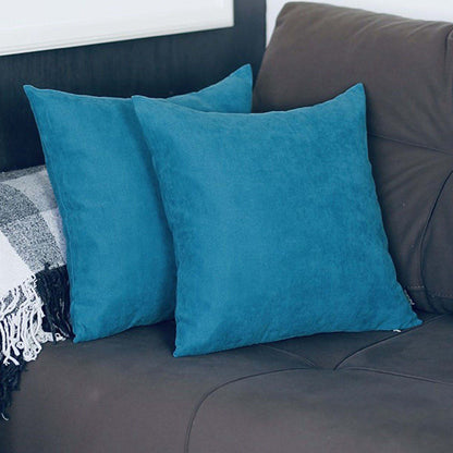 Farmhouse Set of 2 Decorative Throw Pillow Solid Color for Couch, Bedding