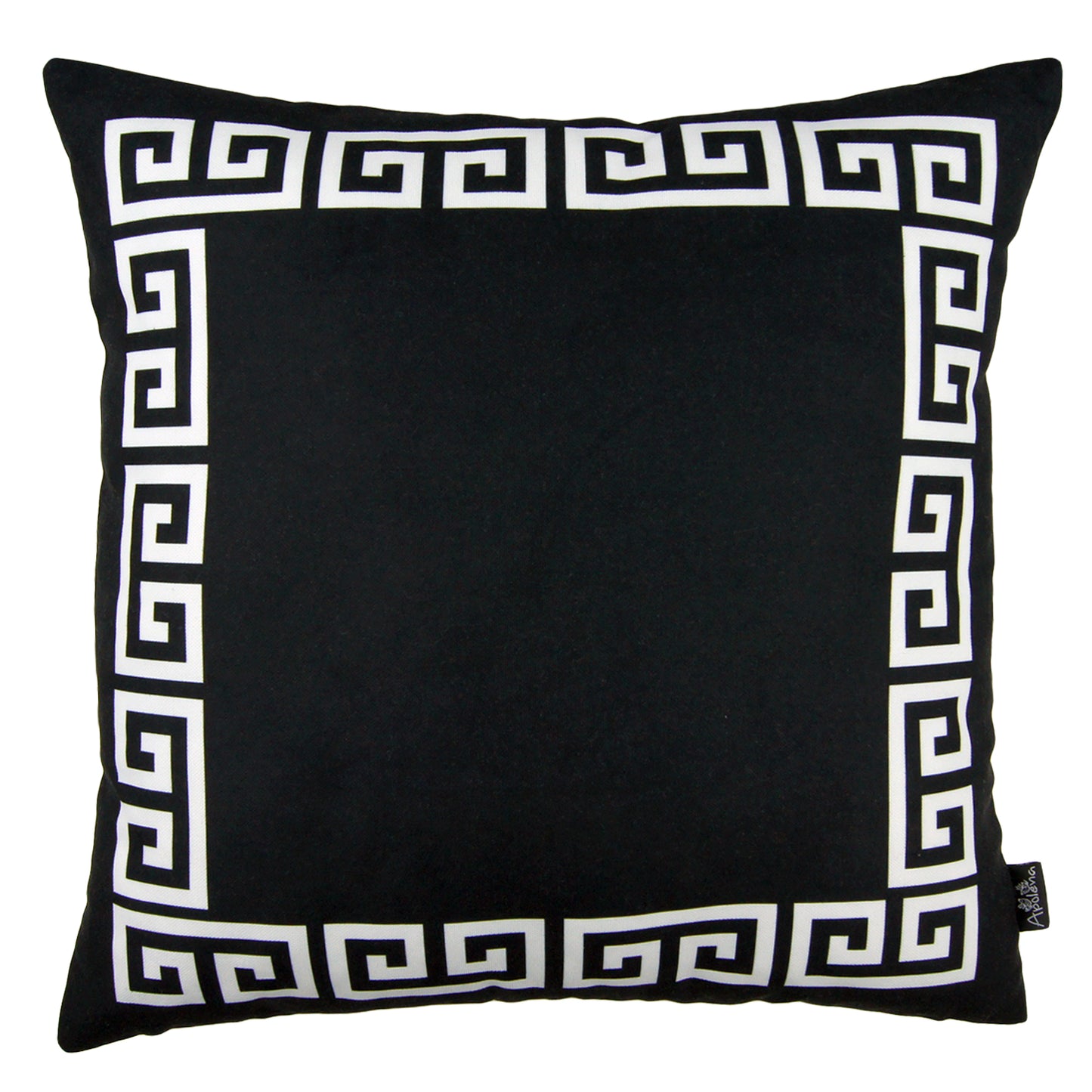 Decorative Single Throw Pillow Greek Key Square for Couch, Bedding