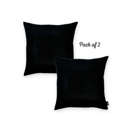 Honey Set of 2 Decorative Throw Pillow Cover Solid Color Pillowcase for Couch, Bedding