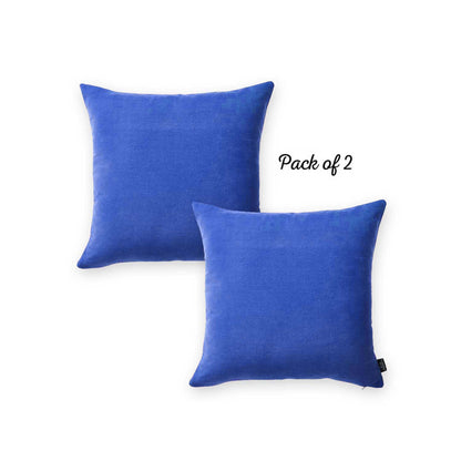 Honey Set of 2 Decorative Throw Pillow Cover Solid Color Pillowcase for Couch, Bedding