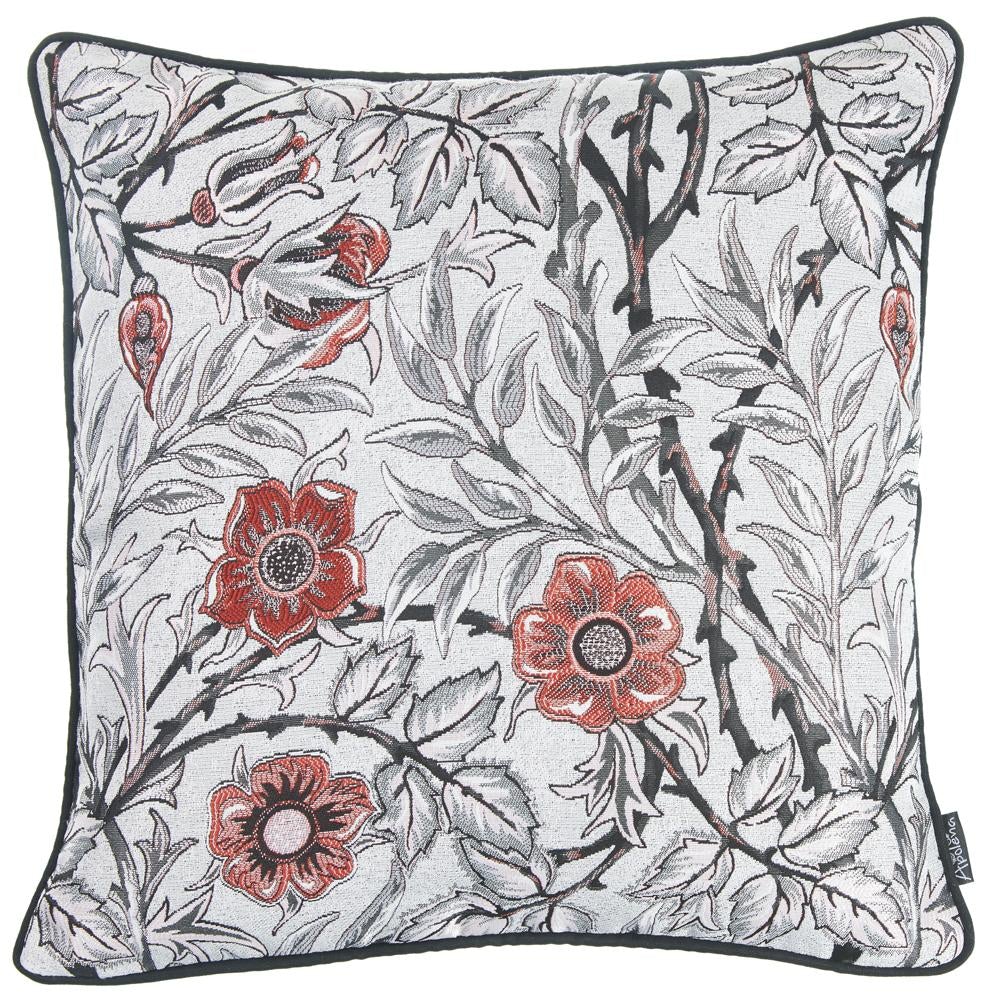 Jacquard Nature Collection  Square 17" Throw Pillow Covers