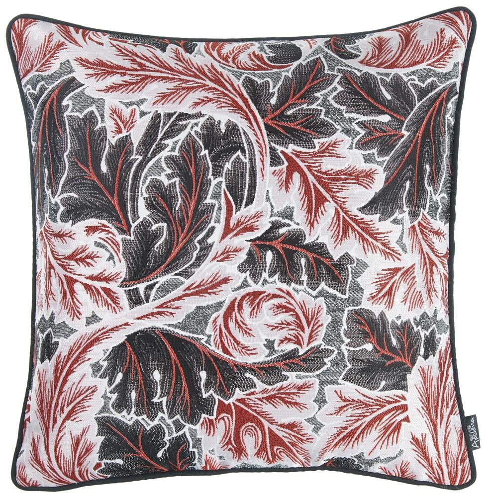 Jacquard Nature Collection  Square 17" Throw Pillow Covers