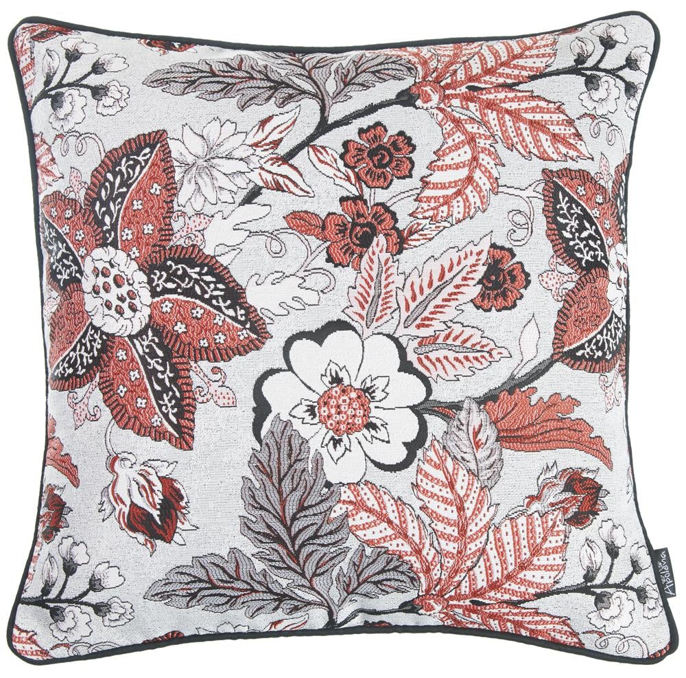 Jacquard Nature Collection  Square 17" Throw Pillow Covers