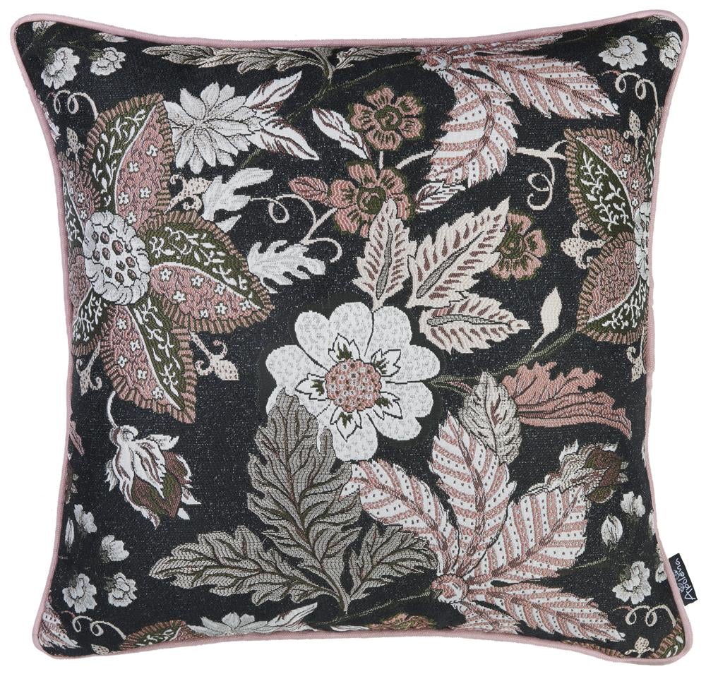 Jacquard Nature Collection  Square 17" Throw Pillow Covers