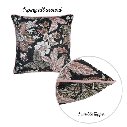 Jacquard Nature Collection  Square 17" Throw Pillow Covers