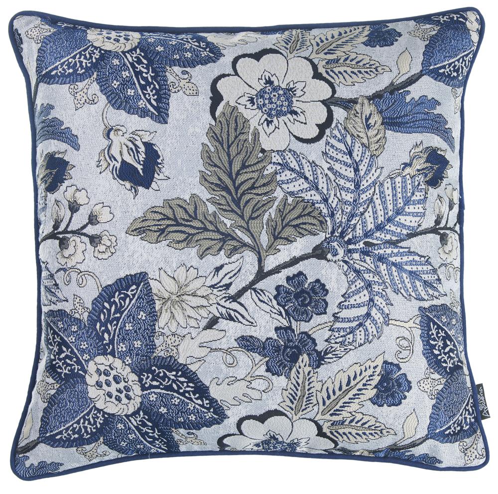 Jacquard Forest Sky Square 17" Throw Pillow Cover - Apolena