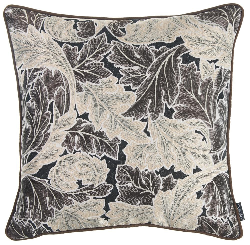 Jacquard Nature Collection  Square 17" Throw Pillow Covers