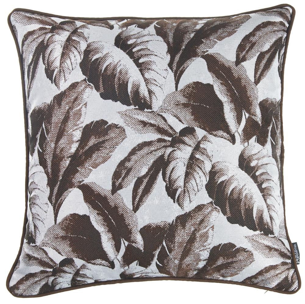 Jacquard Nature Collection  Square 17" Throw Pillow Covers