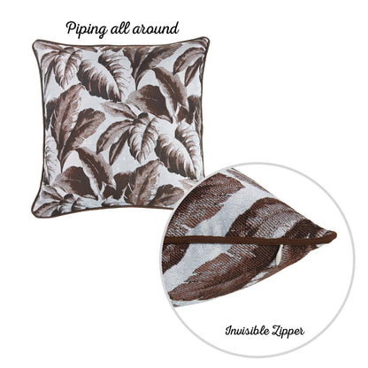 Jacquard Nature Collection  Square 17" Throw Pillow Covers