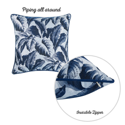 Jacquard Nature Collection  Square 17" Throw Pillow Covers