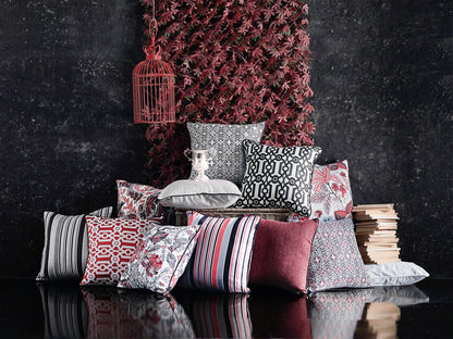 Jacquard Nature Collection  Square 17" Throw Pillow Covers