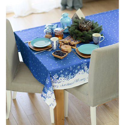 Merry Christmas Printed Decorative Tablecloth