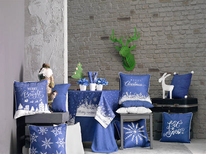 Merry Christmas Printed Decorative Tablecloth