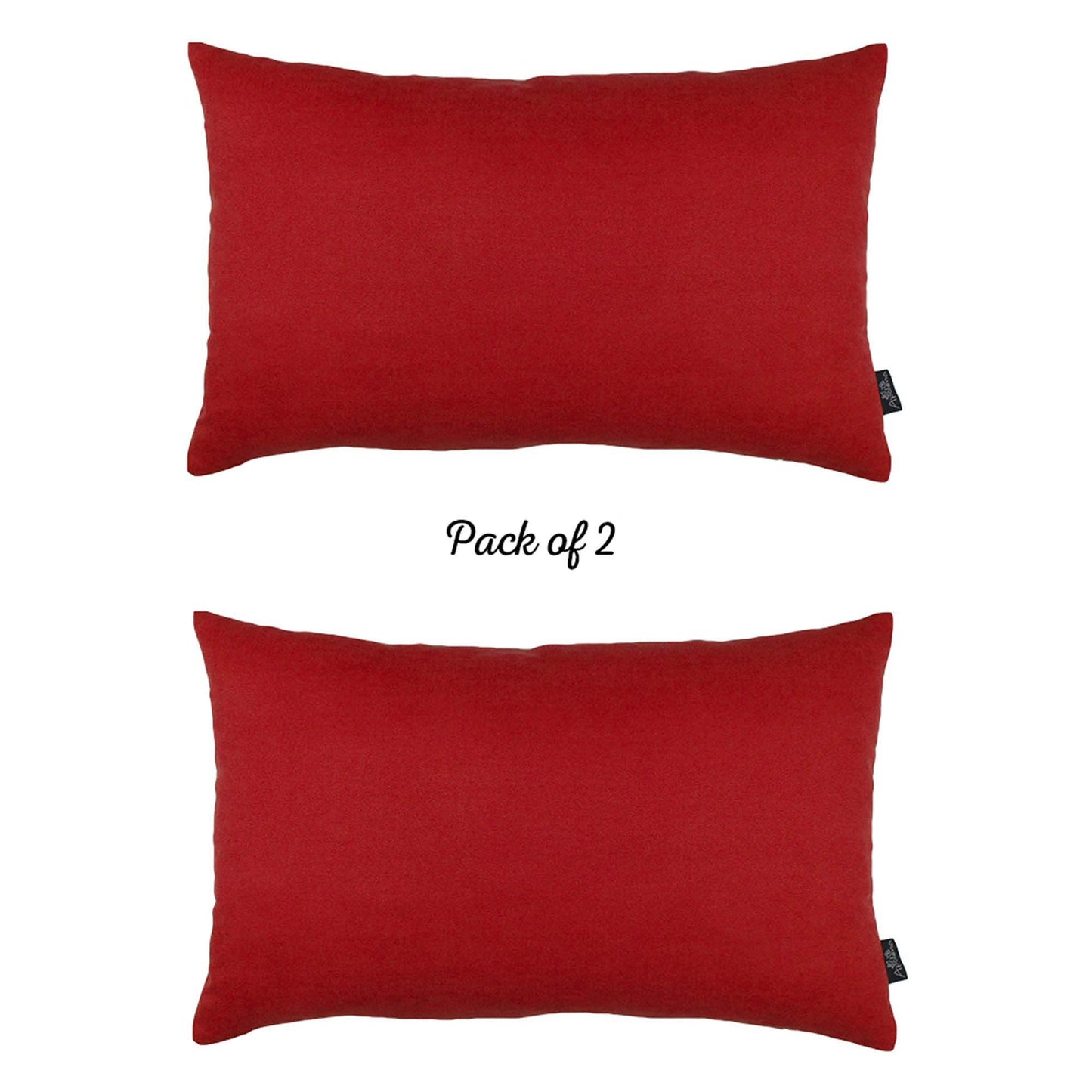 Honey Set of 2 Decorative Throw Pillow Cover Solid Color Pillowcase for Couch, Bedding