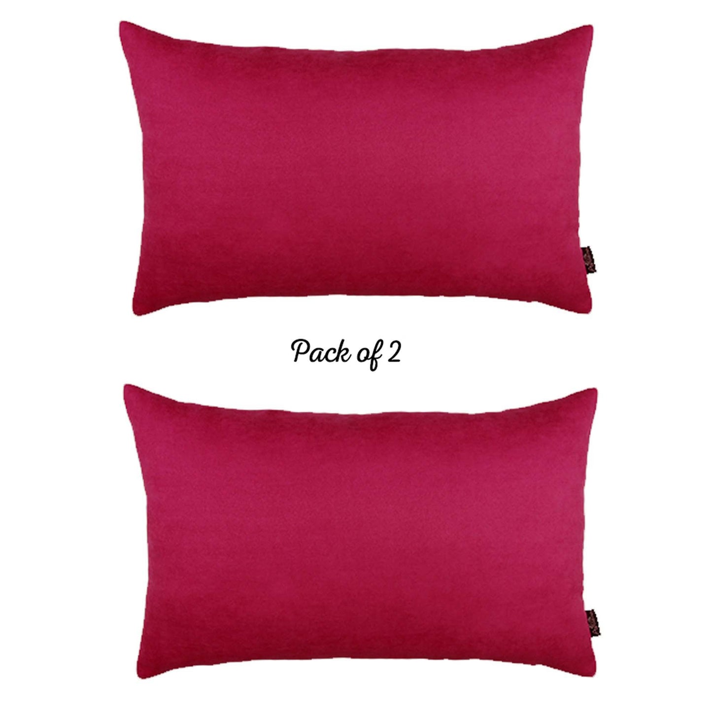 Honey Set of 2 Decorative Throw Pillow Cover Solid Color Pillowcase for Couch, Bedding