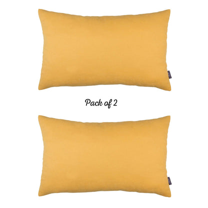 Farmhouse Set of 2 Decorative Throw Pillow Solid Color for Couch, Bedding