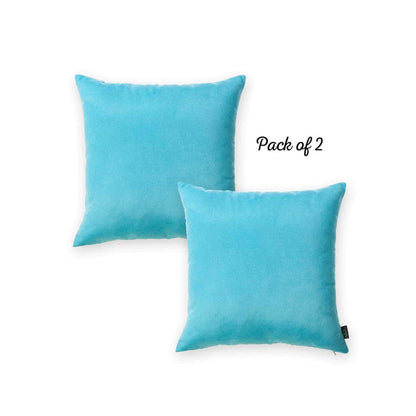 Honey Set of 2 Decorative Throw Pillow Cover Solid Color Pillowcase for Couch, Bedding