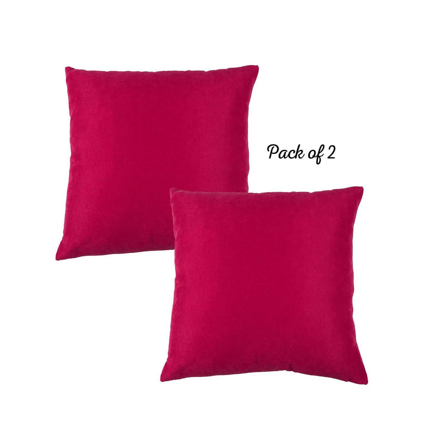 Honey Set of 2 Decorative Throw Pillow Cover Solid Color Pillowcase for Couch, Bedding