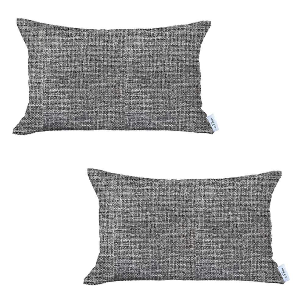 Bohemian Set of 2 Handmade Decorative Throw Pillow Solid Jacquard for Couch, Bedding