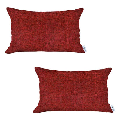 Bohemian Set of 2 Handmade Decorative Throw Pillow Solid Jacquard for Couch, Bedding