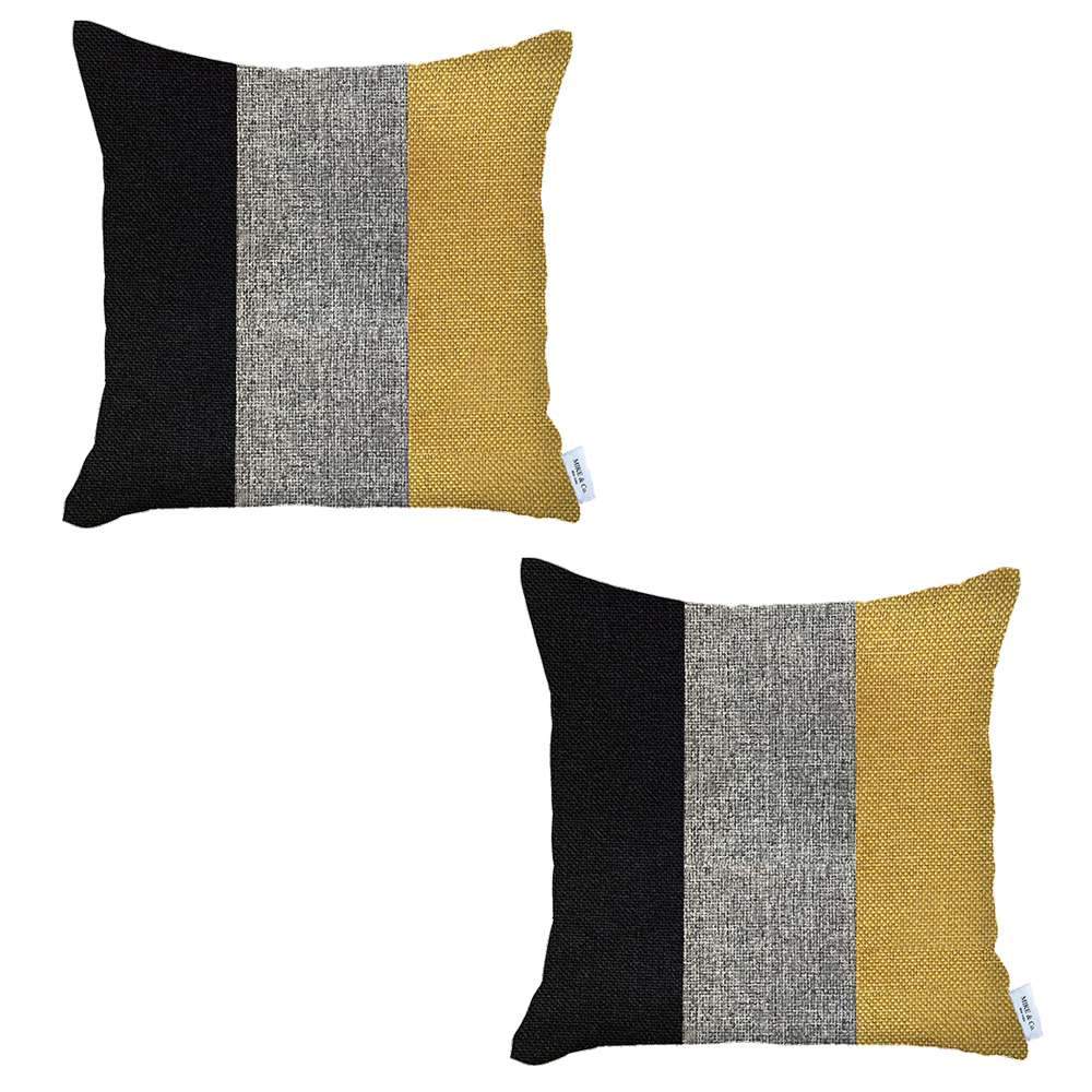 Bohemian Set of 2 Handmade Decorative Throw Pillow Solid Jacquard for Couch, Bedding