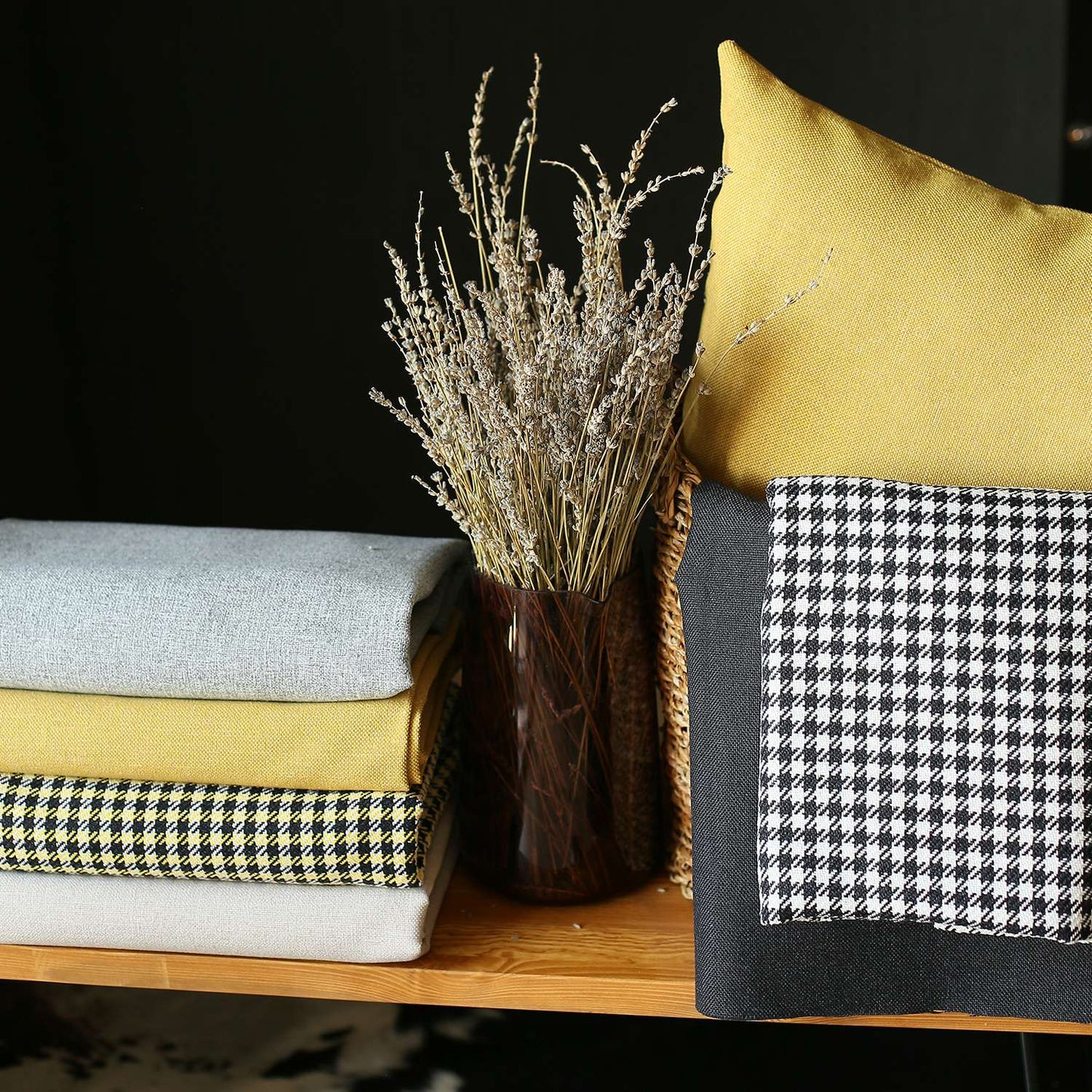 Boho-Chic Set of 2 Handcrafted Decorative Throw Pillow Cover Solid Jacquard Pillowcase for Couch, Bedding