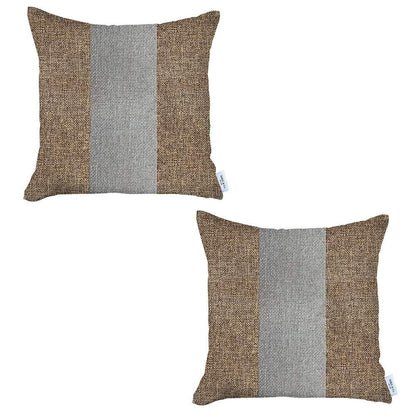 Bohemian Set of 2 Handmade Decorative Throw Pillow Solid Jacquard for Couch, Bedding