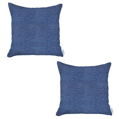 Bohemian Set of 2 Handmade Decorative Throw Pillow Solid Jacquard for Couch, Bedding