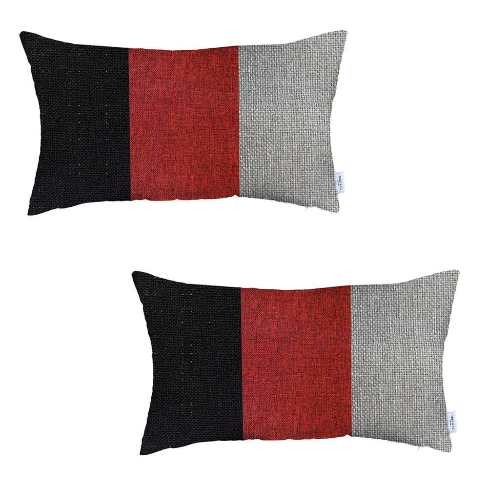 Bohemian Set of 2 Handmade Decorative Throw Pillow Solid Jacquard for Couch, Bedding