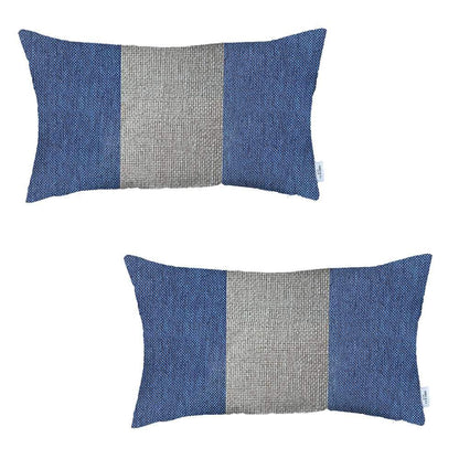 Bohemian Set of 2 Handmade Decorative Throw Pillow Solid Jacquard for Couch, Bedding