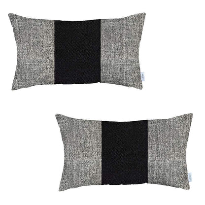 Bohemian Set of 2 Handmade Decorative Throw Pillow Solid Jacquard for Couch, Bedding