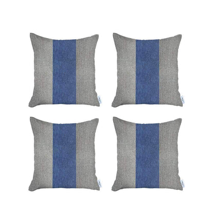 Bohemian Set of 4 Handmade Decorative Throw Pillow Solid Jacquard for Couch, Bedding