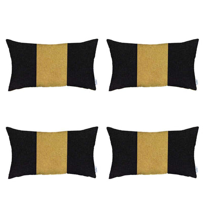 Bohemian Set of 4 Handmade Decorative Throw Pillow Solid Jacquard for Couch, Bedding